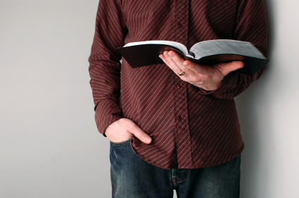 Man with Bible
