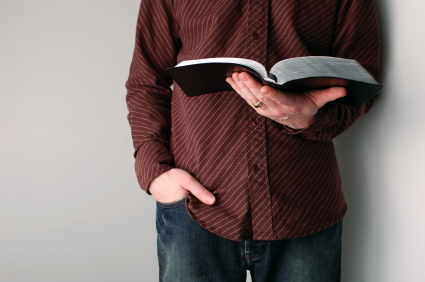 Men's Ministry Man with Bible